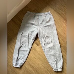 aritzia TNA cozy fleece mega fit joggers Large